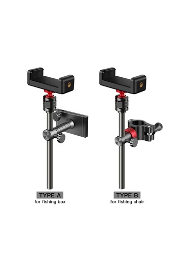 Jeemson Mangalyum Alaşımlı Olta Kutusu Tipi Telefon Canlı Yayın Ve Işık Ayaklığı - 170g Hafif Tasarım