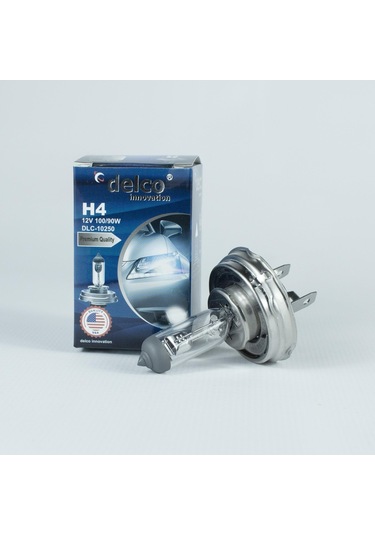 Delco U.s.a H4 90/100w Tablalı 45t Far Ampulü 12 Volt 10 Adet