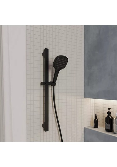 Milardo 3 Modlu Duş Başlığı 201318534 Siyah Mat