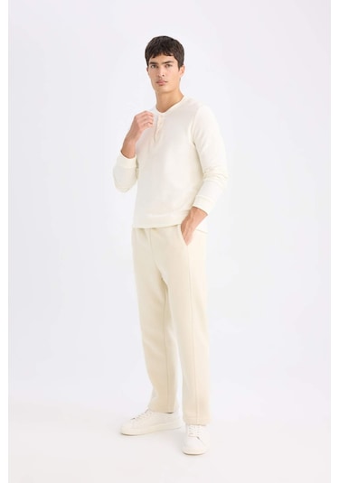 DeFacto Regular Fit Eşofman Altı Beli Lastikli Basic Düz Cepli Düz Paça D9707AX24AUER117