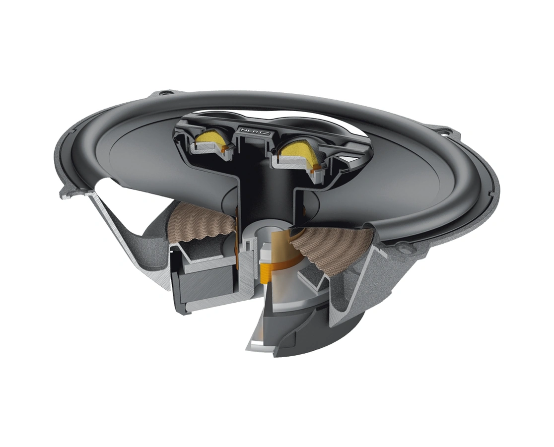 Hertz Mpx-690.3 Oval Koaksiyel Hoparlör 260 Watt