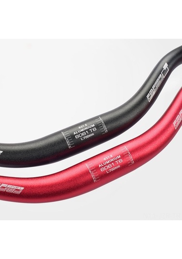 Artfulabode Tekerleği Kırmızı Gidon Düz Direksiyon Bisiklet Bisiklet Bisiklet Alüminyum Alaşım 700mm 31.8mm Kz Kırmızı