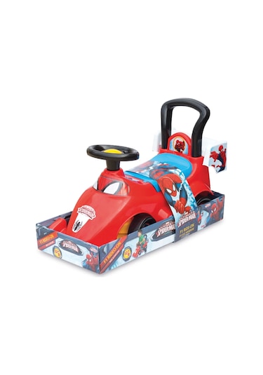 Spiderman F1 İlk Arabam - Binmeli Araba - Çocuk Arabası - İlk Adım Arabası