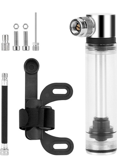 Mini Bisiklet Lastiği Pompası Dağ Yol Bisikleti İçin Gümüş