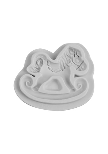 Yaleker Silikon Kek Dekorasyon Kalıbı - At Gibi Şekil, Fondant Ve Çikolata İçin El Yapımı Dıy Araçları Beyaz