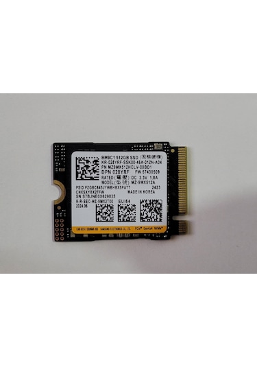 Samsung Uyumlu BM9C1 MZ-9MX512A 512 GB M.2 Nmve Ssd
