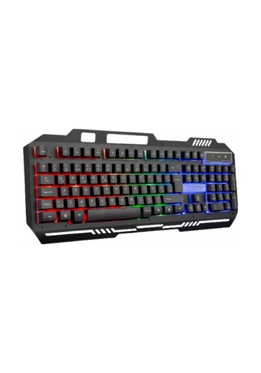 Işıklı Oyuncu Q Klavye Mouse Seti Siyah Gaming Oyuncu Klavye Diğer