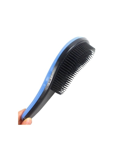 Koodmax Oval Dolaşık Önleyici Saç Fırçası - Saç Açıcı Tarak - Mavi