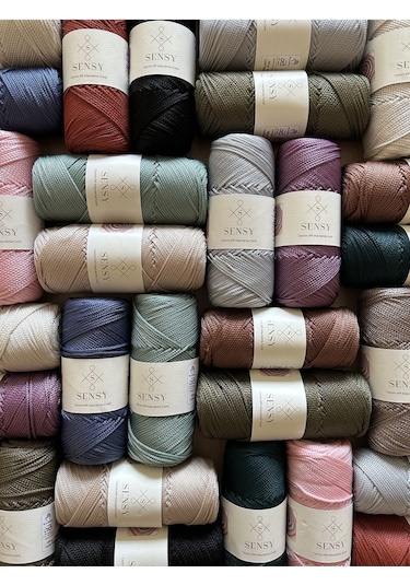 1.5 Mm - 100 Gr Polyester Makrome Ipi Ekru 150 M Polyester Makrome Ip Supla Ip Ve Çanta Ipliği