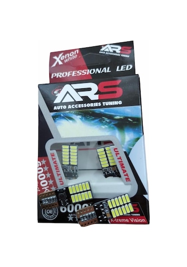 Dipsiz T10 W5W Led Beyaz Park Lamba Ampül 2 Adet Takım (280379991)