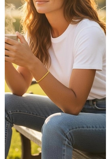 Altın Hediyelik İkili Burma Bilezik