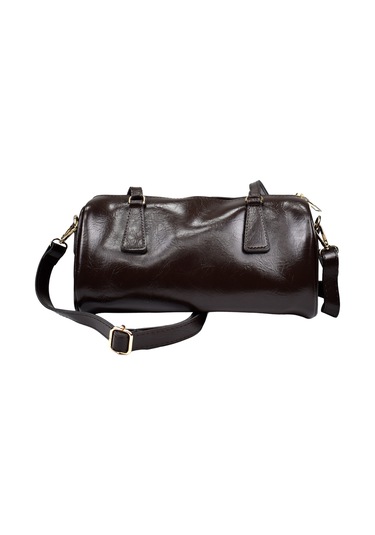 Kadın Silindir Baget El Ve Omuz Çantası Acı Kahve Acı Kahverengi