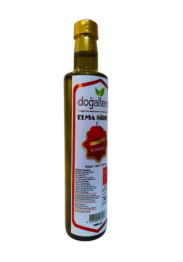 Doğaltercih İçilebilir Doğal Fermantasyon Elma Sirkesi 500 Ml
