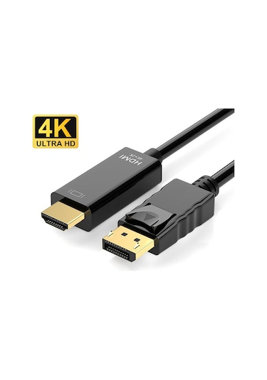 Yüksek Kalite 4k Displayport To Hdmı Dönüştürücü Kablo - 1.8 Metr