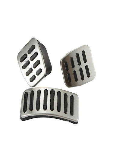 Novahub Paslanmaz Çelik Mt Araba Debriyaj Gaz Fren Pedalı Kapak Volkswage Vw Polo Bora Golf Mk4 Jetta Mk4 Lavida Skoda Fabia Rapid
