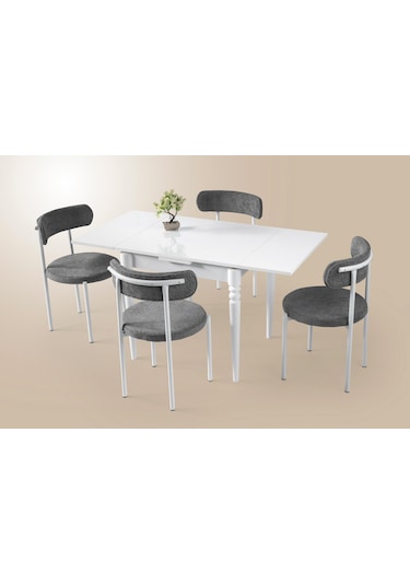 Pınar Alfa Açılır Mutfak Masa Sandalye Takımı 70x80