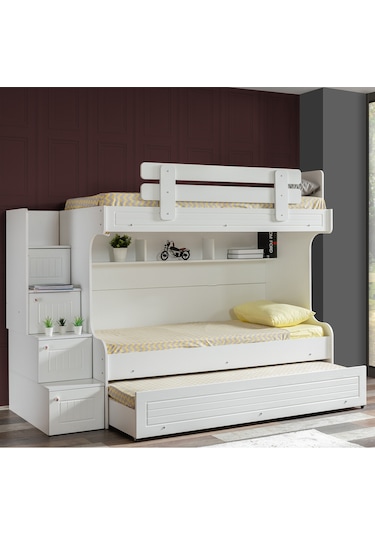 Ranza, Su Yavrulu Ranza 3 Kapaklı Dolap + 3 Adet Comfort Yatak 90 X 190 CM