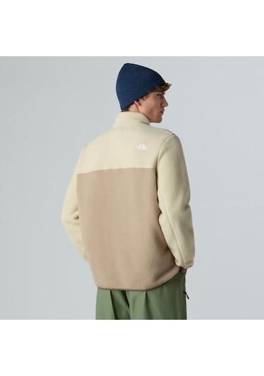 The North Face M Yumiori 1/4 Zip Erkek Polar-30499 Açık Kahverengi