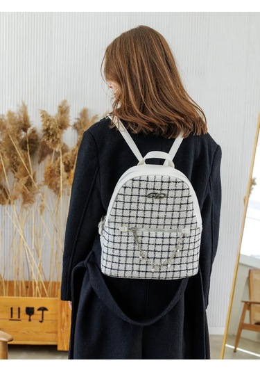 Kari Şehir A5 Deri Sırt Çantası 463477532 Sütlü