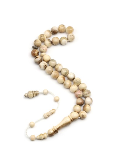 Geyik Boynuzu Tesbih 10 Mm Küre Kesim - T-1703