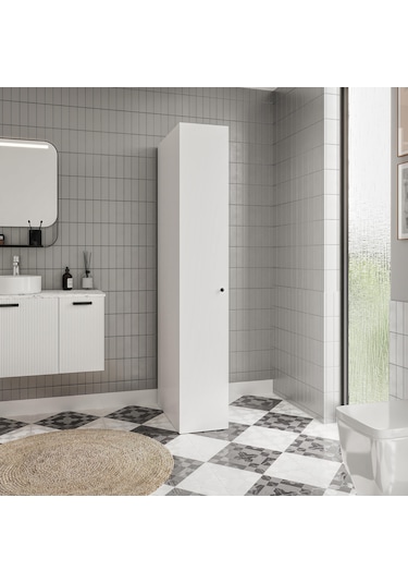 Savana M Çok Amaçlı Banyo Dolabı Beyaz