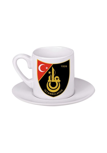İstanbulspor Türk Kahvesi Fincanı Beyaz