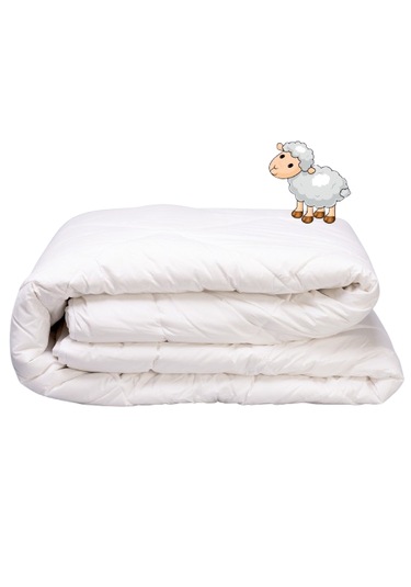 Leff Yün Dolgu Bebek Yorganı 100X150