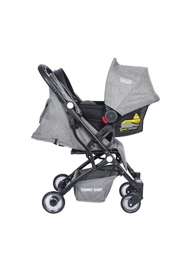 Tommy Baby Mia Kabin Travel Bebek Arabası Black Kabin Boy