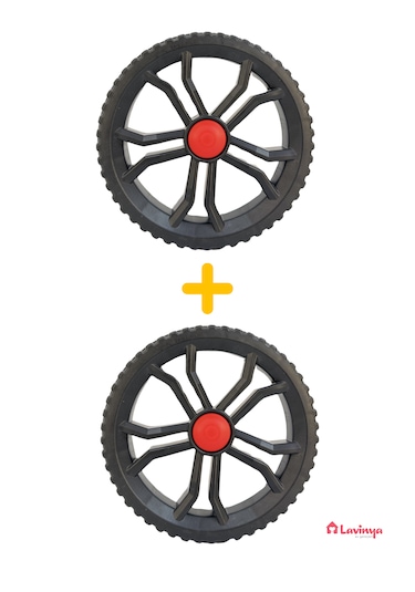 Lavinger 2 Adet Takmatik Pazar Arabası Tekeri Büyük