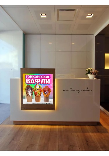 Mimitrend Hong Kong Waffle Çıkartması 441617514 Pembe