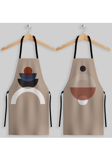 Ays Home Soyut Desen Mutfak Önlüğü Seti 2'li Taba