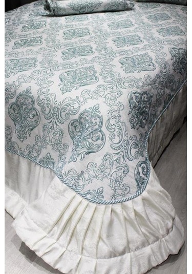 Serenat Çift Kişilik Yatak Örtüsü Yeşil (541549206) Yeşil