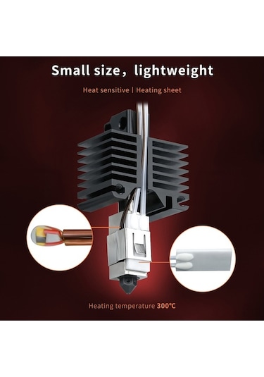 Fortunelane Bambu Lab X1/p1p 3d Yazıcı İçin Geliştirilmiş Sert Çelik Ekstruder Seti - 300 C Isı Dayanımı, Silikon Kılıf Ve 2 Nozz
