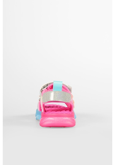 Vicco Can Işıklı Kız Çocuk Sandalet Fuşya