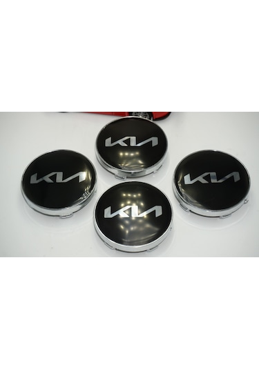 Kia Yeni Nesil Logo Jant Göbeği Kapak Seti  60mm
