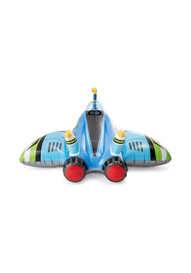 Su Tabancalı Şişme Uçak Mavi Deniz Yatağı Çok Renkli