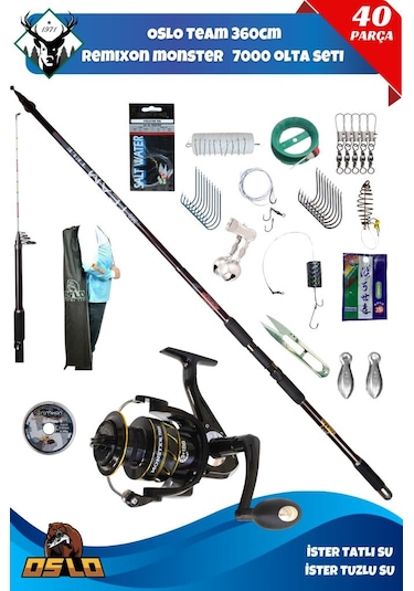Remixon Monster 7000 Oslo Team 360cm 100-200gr Olta Seti