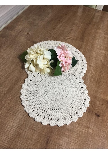 Finezza Lidya El İşi Pamuk İpliğinden Supla seti İkili - 71