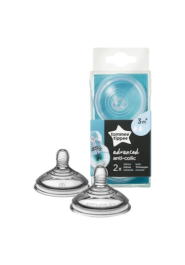 Tommee TiPPee Gelişmiş Antikolik Biberon Emzik Orta Akış 2'li