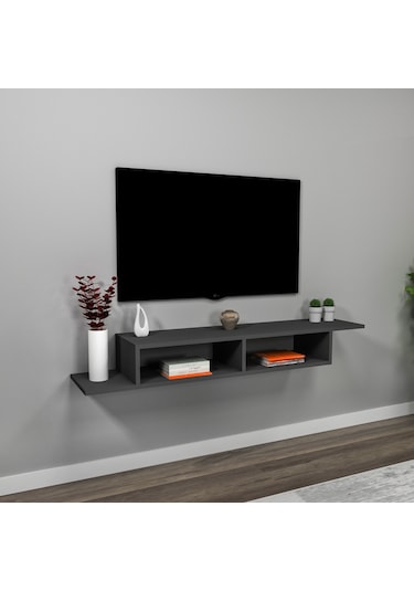 Arnetti Duvara Monte Muson Tv Sehpası Antrasit