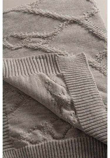 Espuma De Mar Vizon Tek Kişilik Battaniye 160x220 37136 Vizon