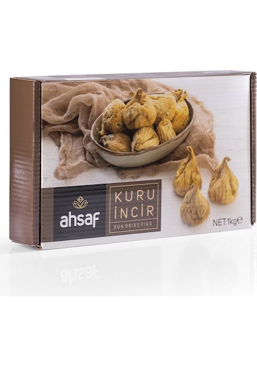 Ahsaf Kuru İncir Karton Kutu 1 KG