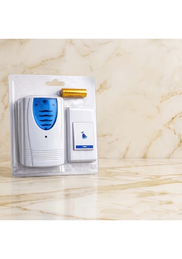 Kablosuz Kapı Zili Seti Pilli Ev Tipi Doorbell Çoklu Melodi S