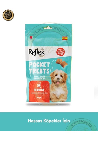 Reflex Plus Pocket Treats Hassas Köpekler İçin Köpek Maması 8'li Süper Pati Set 8x70 Gr
