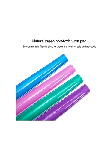 Montıan Şeffaf Silikon Bilezik Kalp Şeklinde Klavye Bilek Destekçisi, Rastgele Renk Teslimatı