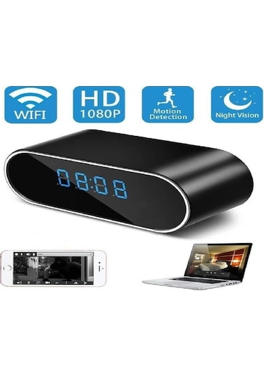 Dijital Saat Görünümlü Video Kamera+hafıza Kartı Dahildir-134048