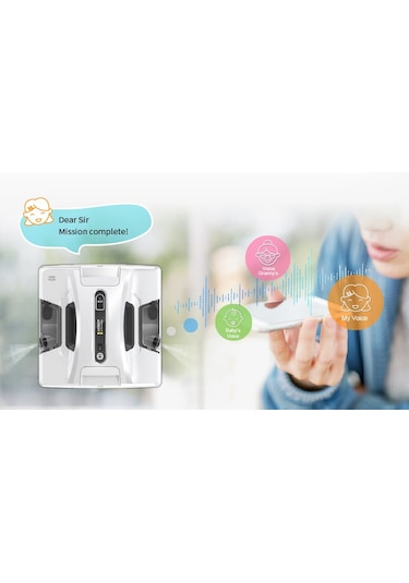 Hobot 2S Dual Ultrasonik Sprey Cam Temizleme Fayans Silme Robotu