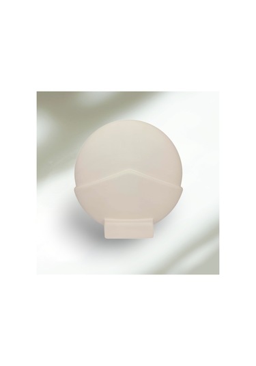 Skandinav Tarzı Yuvarlak El Yapımı Doğal Ham Beyaz Obje, Ev Dekoru