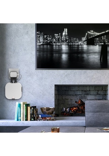 Pazly Bilgisayar Standı Duvara Monte Yönlendirici Braketi Kolay Kurulum Siyah/beyaz Eero Pro 6 Uyumlu