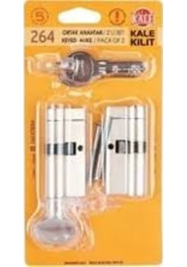 264 2'li Set Mandallı Barel Ortak Anahtar Tuzaklı 68mm